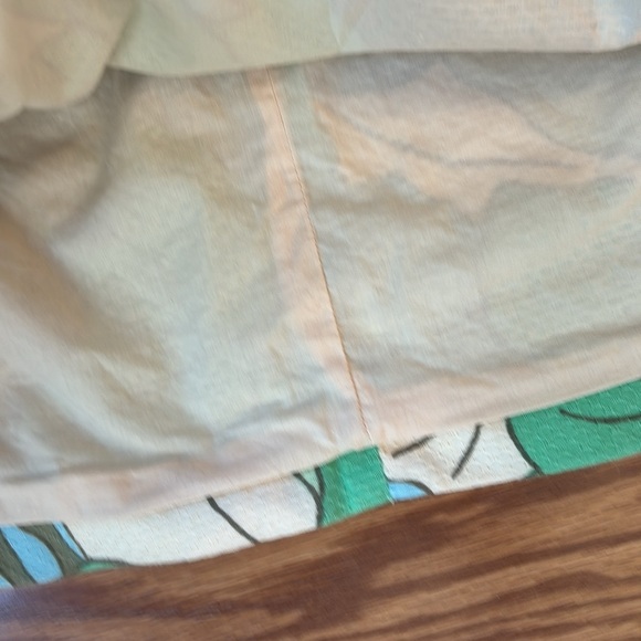 Boden Green and Blue Floral Retro Pocket Sleeveless Shift Dress Size 6 Long - Picture 11 of 11